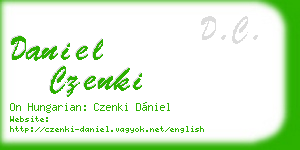 daniel czenki business card